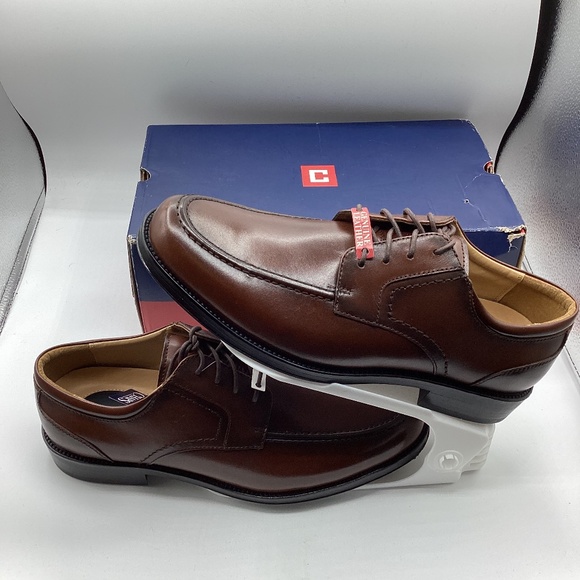 Men’s NIB New Chaps Dress Shoes Lipscomb Tan Brown Size 11W main image 6